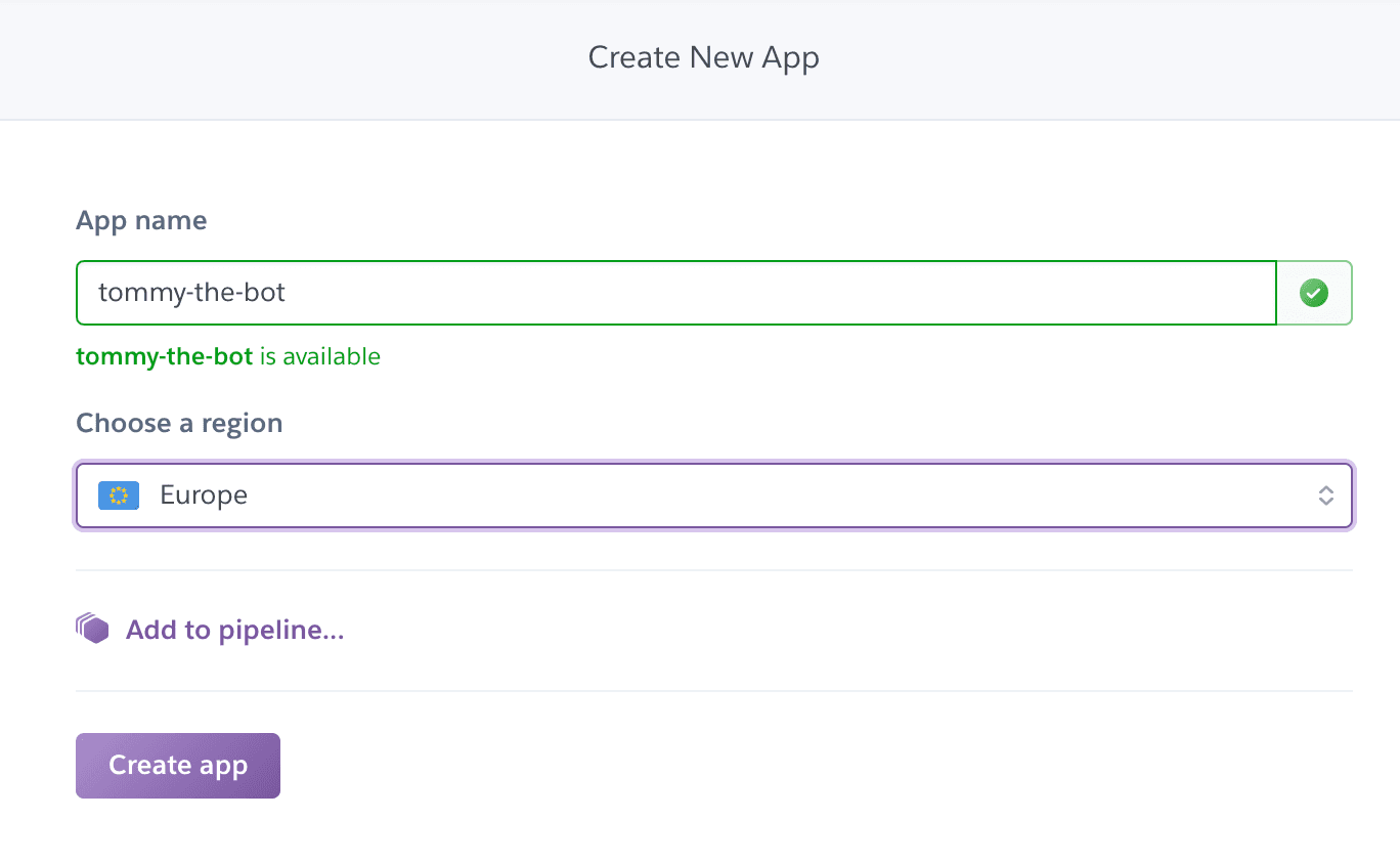 Create new app on heroku - part 2