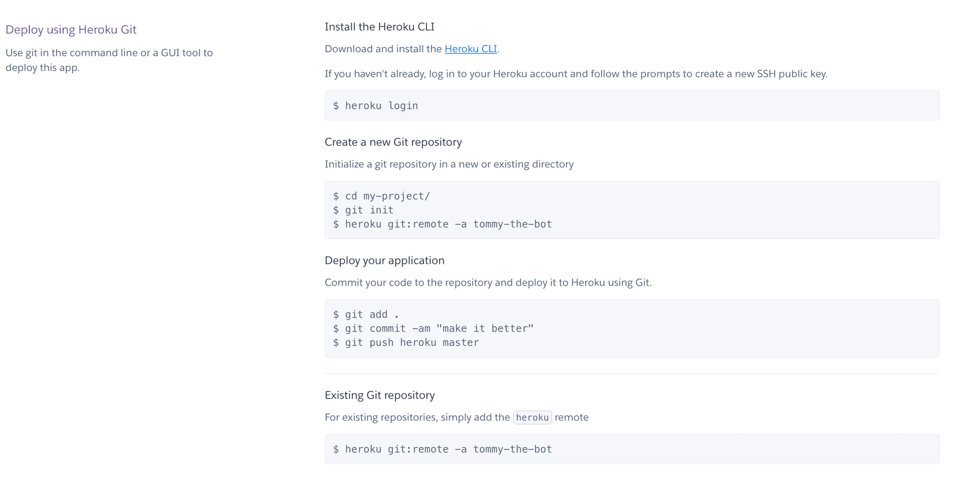 Create new app on heroku - part 3